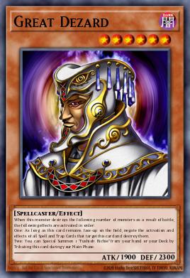Great Dezard Yu-Gi-Oh card