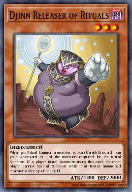 Djinn Releaser of Rituals Yu-Gi-Oh card
