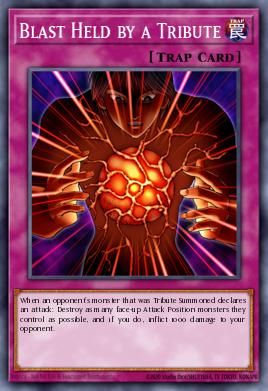 Blast Held by a Tribute Yu-Gi-Oh card