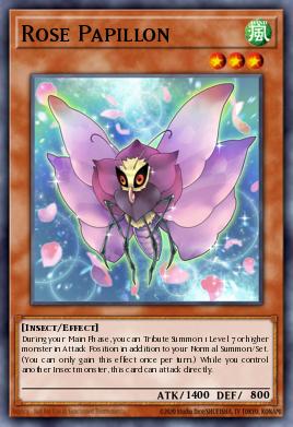 Rose Papillon Yu-Gi-Oh card