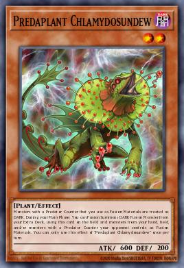 Predaplant Chlamydosundew Yu-Gi-Oh card