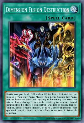 Dimension Fusion Destruction Yu-Gi-Oh card