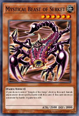 Mystical Beast of Serket Yu-Gi-Oh card