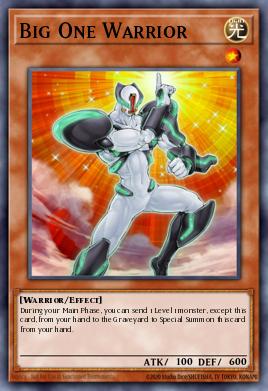 Big One Warrior Yu-Gi-Oh card