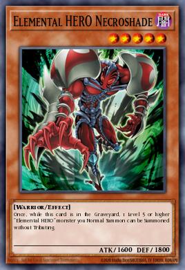 Elemental HERO Necroshade Yu-Gi-Oh card