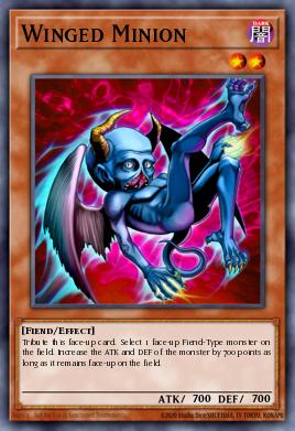 Winged Minion Yu-Gi-Oh card
