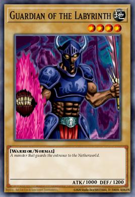 Guardian of the Labyrinth Yu-Gi-Oh card