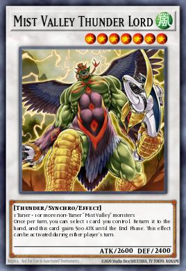 Mist Valley Thunder Lord Yu-Gi-Oh card