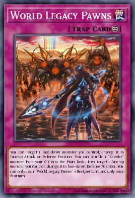 World Legacy Pawns Yu-Gi-Oh card