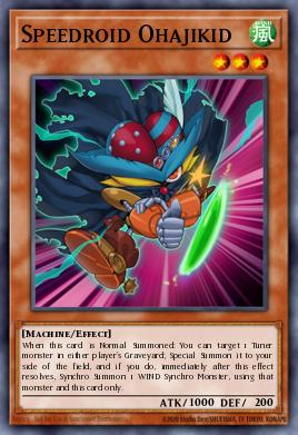 Speedroid Ohajikid Yu-Gi-Oh card