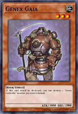 Genex Gaia Yu-Gi-Oh card
