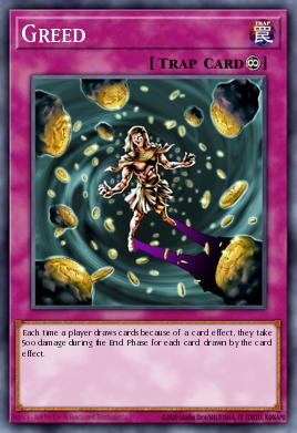 Greed Yu-Gi-Oh card