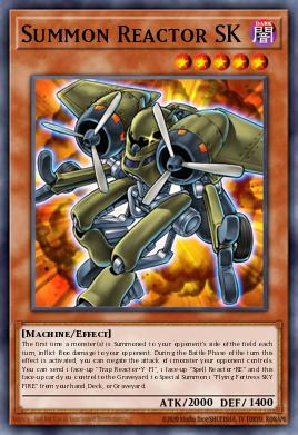 Summon Reactor SK Yu-Gi-Oh card