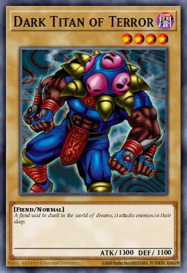 Dark Titan of Terror Yu-Gi-Oh card