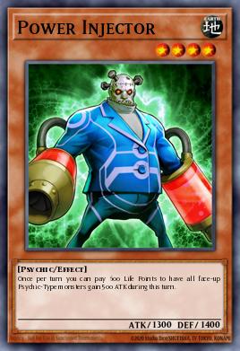 Power Injector Yu-Gi-Oh card