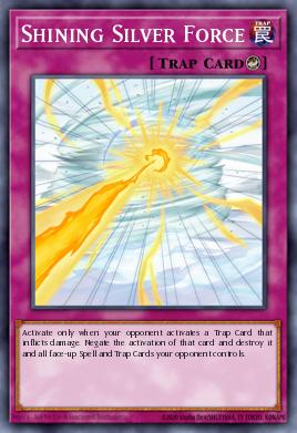 Shining Silver Force Yu-Gi-Oh card