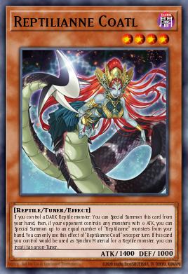 Reptilianne Coatl Yu-Gi-Oh card