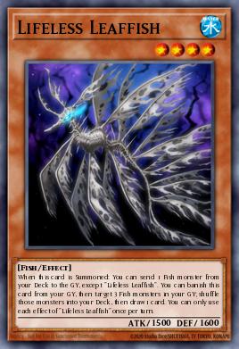 Lifeless Leaffish Yu-Gi-Oh card