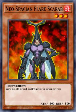 Neo-Spacian Flare Scarab Yu-Gi-Oh card