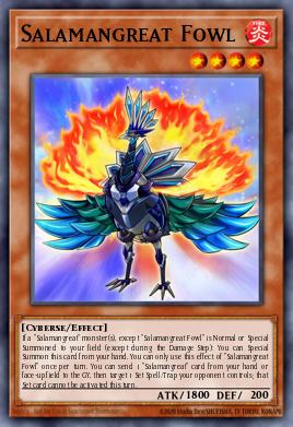 Salamangreat Fowl Yu-Gi-Oh card
