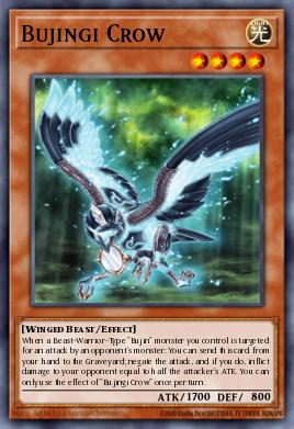 Bujingi Crow Yu-Gi-Oh card