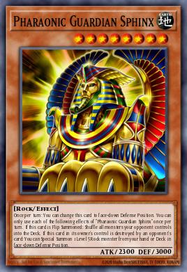 Pharaonic Guardian Sphinx Yu-Gi-Oh card