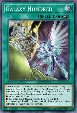 Galaxy Hundred Yu-Gi-Oh card