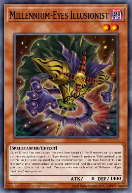 Millennium-Eyes Illusionist Yu-Gi-Oh card