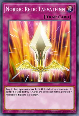 Nordic Relic Laevateinn Yu-Gi-Oh card