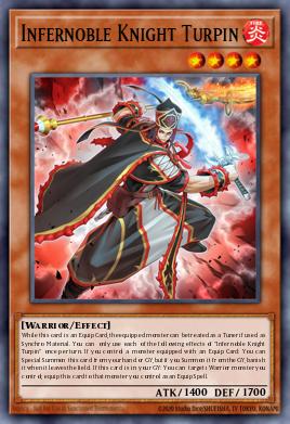 Infernoble Knight Turpin Yu-Gi-Oh card