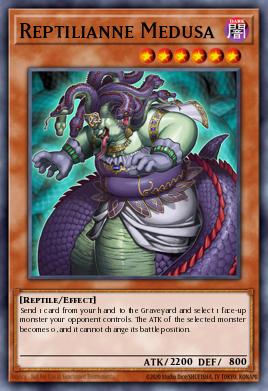 Reptilianne Medusa Yu-Gi-Oh card