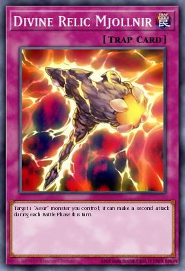 Divine Relic Mjollnir Yu-Gi-Oh card