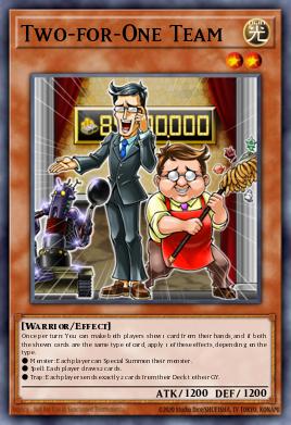 Two-for-One Team Yu-Gi-Oh card