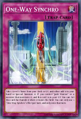 One-Way Synchro Yu-Gi-Oh card