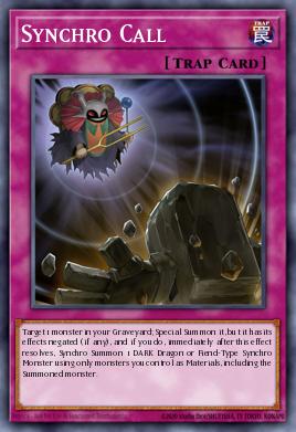 Synchro Call Yu-Gi-Oh card