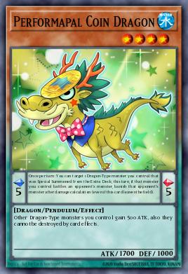 Performapal Coin Dragon Yu-Gi-Oh card