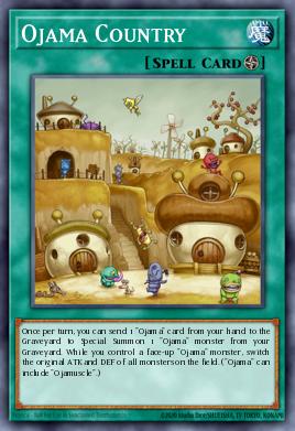 Ojama Country Yu-Gi-Oh card