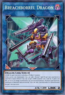 Breachborrel Dragon Yu-Gi-Oh card