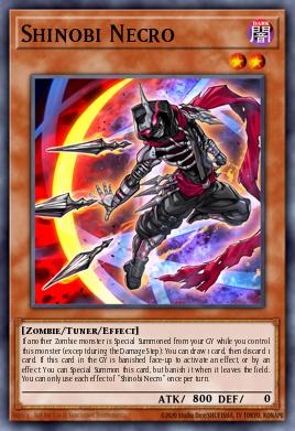 Shinobi Necro Yu-Gi-Oh card