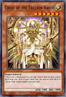 Choju of the Trillion Hands Yu-Gi-Oh card