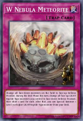 W Nebula Meteorite Yu-Gi-Oh card