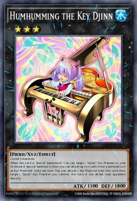 Humhumming the Key Djinn Yu-Gi-Oh card