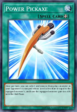 Power Pickaxe Yu-Gi-Oh card