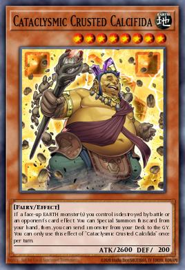 Cataclysmic Crusted Calcifida Yu-Gi-Oh card