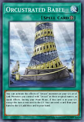 Orcustrated Babel Yu-Gi-Oh card