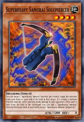 Superheavy Samurai Soulpiercer Yu-Gi-Oh card