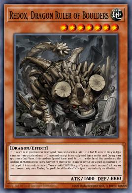 Redox, Dragon Ruler of Boulders Yu-Gi-Oh card