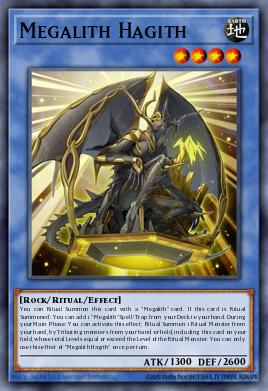 Megalith Hagith Yu-Gi-Oh card