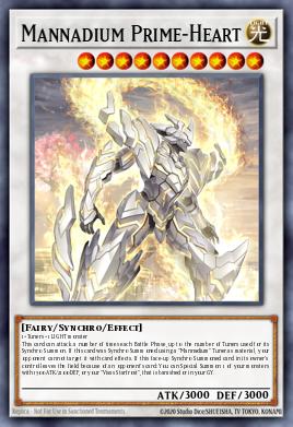 Mannadium Prime-Heart Yu-Gi-Oh card