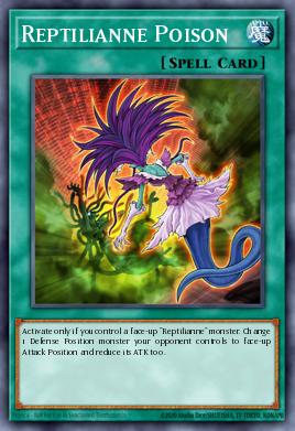 Reptilianne Poison Yu-Gi-Oh card